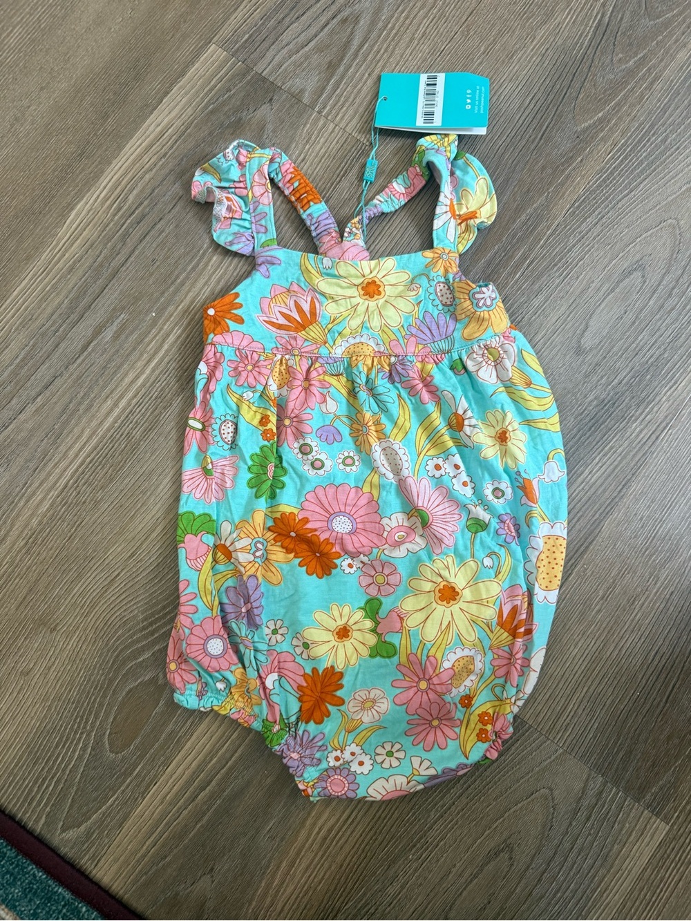 NWT Posh Peanut Dream Print Bubble Romper - 2T